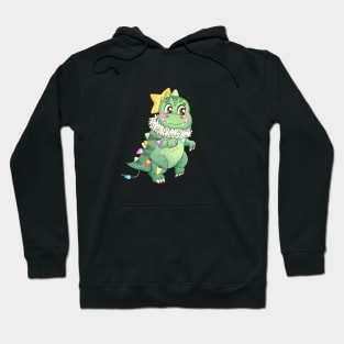 T-rex Christmas Hoodie